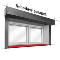 Nehořlavý parapet